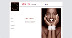 Desktop Screenshot of oral-pro.ch