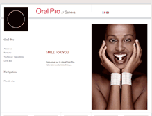 Tablet Screenshot of oral-pro.ch